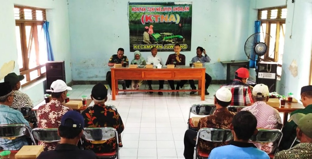 Bati Tuud Koramil Juwiring Hadiri Rembug Kontak Tani Nelayan Andalan Juwiring