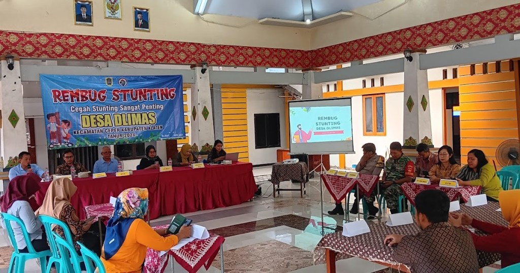 Pemdes Dlimas Klaten Gelar Rembug Stunting&nbsp;2024
