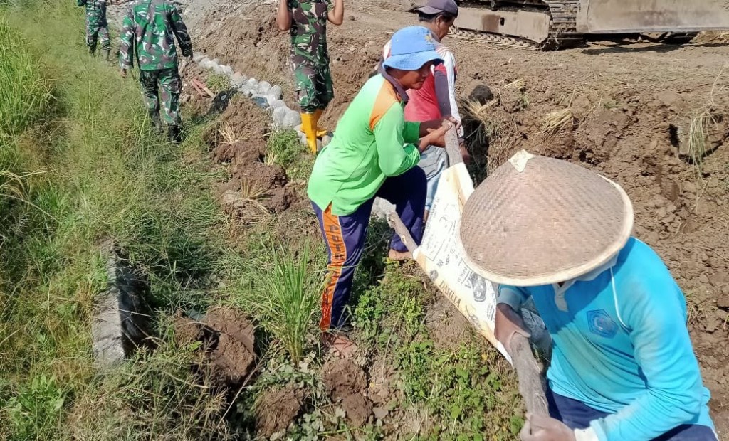 Pelaksanaan Kegiatan Sasaran Fisik TMMD Sengkuyung Tahap III Kodim&nbsp;Pemalang