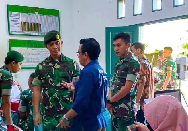 Kostrad Gelar Skrining dan Pelayanan Kesehatan Menjelang HUT Ke-79&nbsp;TNI